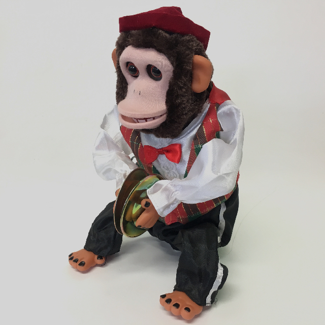 TOY, Vintage Charley Chimp w Cymbals